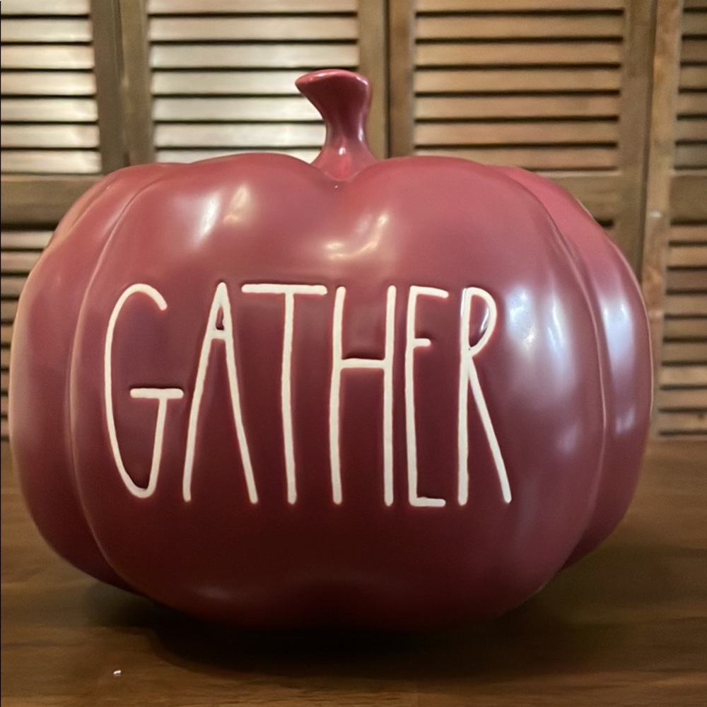 Brand: Magenta Collection
Rae Dunn by Magenta, Gather Pumpkin, Ceramic, Wine,